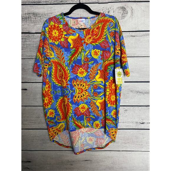 NWT - LuLaRoe Irma Vibrant Top - Ladies XXS - Picture 1 of 2
